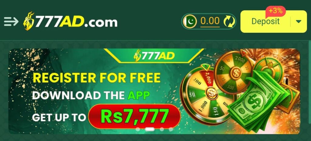 777ad Game Pakistan 2025